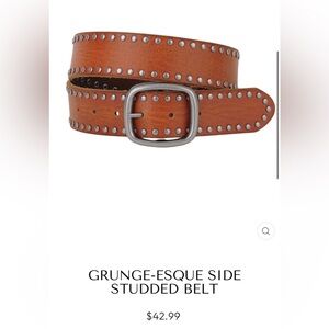 GRUNGE-ESQUE SIDE STUDDED BELT